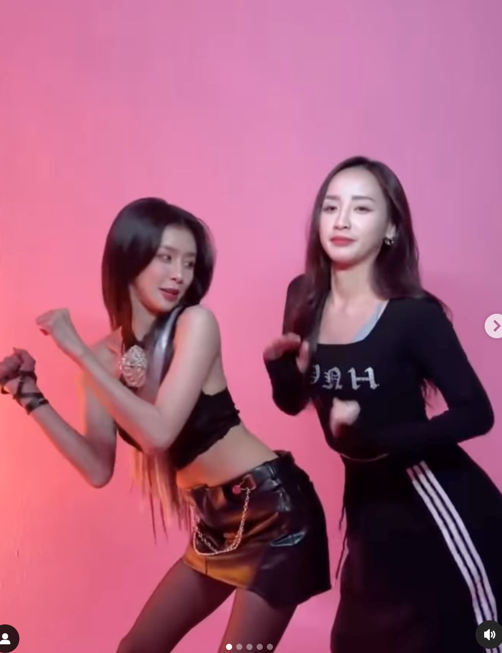 蔡卓宜和亲妹妹同框尬舞！妹妹为姐姐打歌！🌟