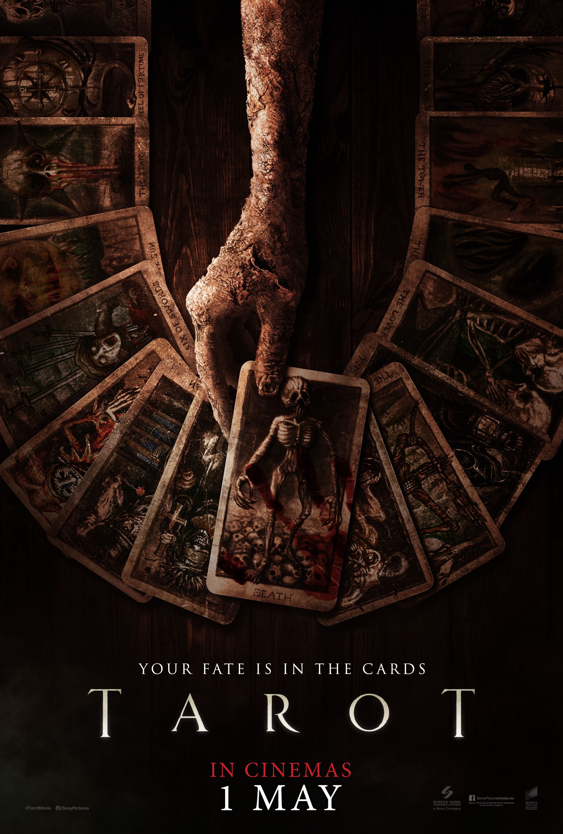 🇲🇾塔罗牌恐怖片《tarot》将在5月1日全马上映!