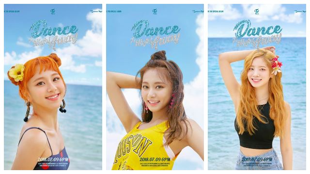 twice新专辑宣传照公开！周子瑜多贤彩瑛夏日清凉