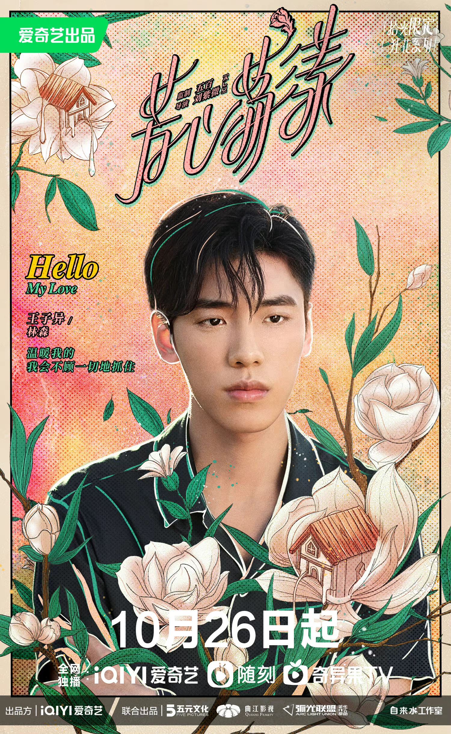 王子异与秦岚新剧《芳心荡漾》17岁姐弟恋！10月26日开播❗️