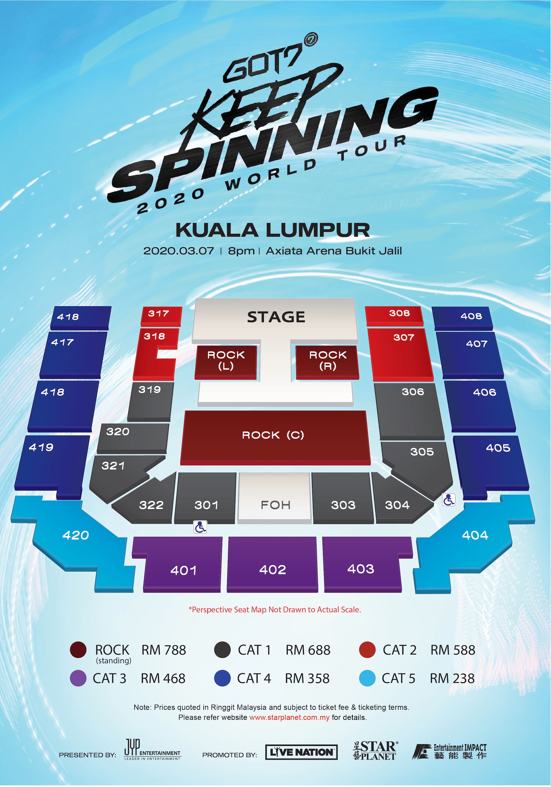 got7将在3月7日来马开唱！时隔三年🌟