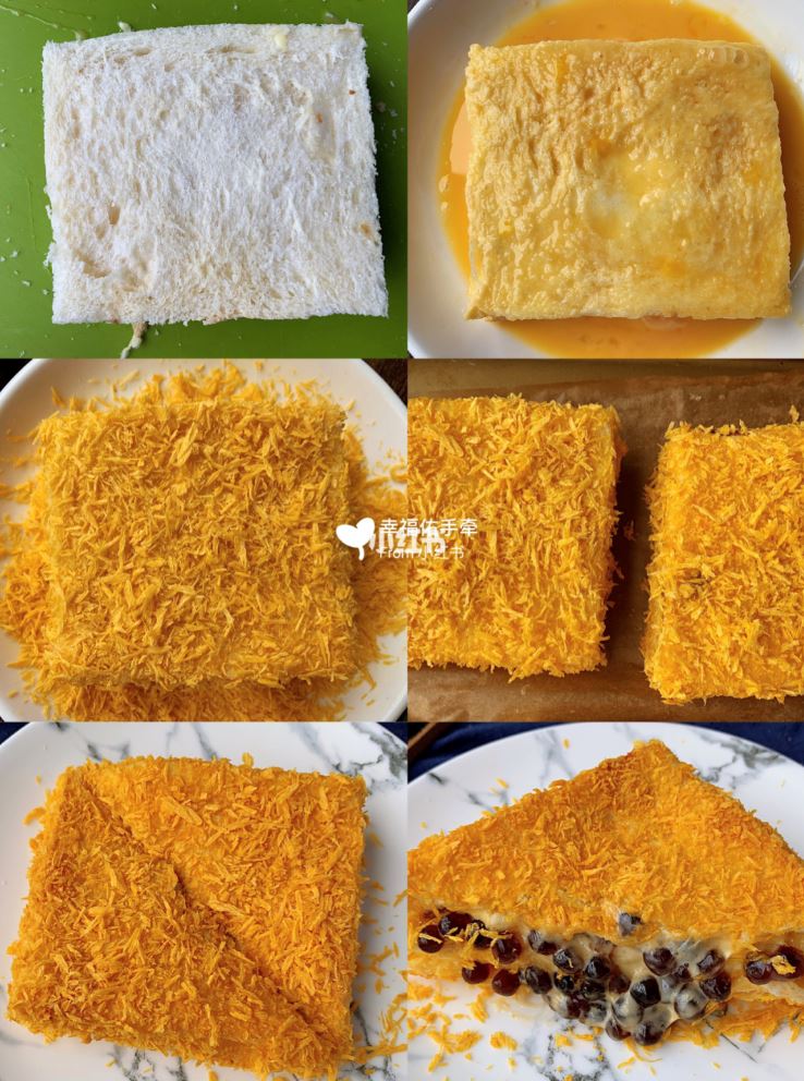 diy 好吃爆浆珍珠吐司❗️无需油炸🔥不用去甜点店吃了！