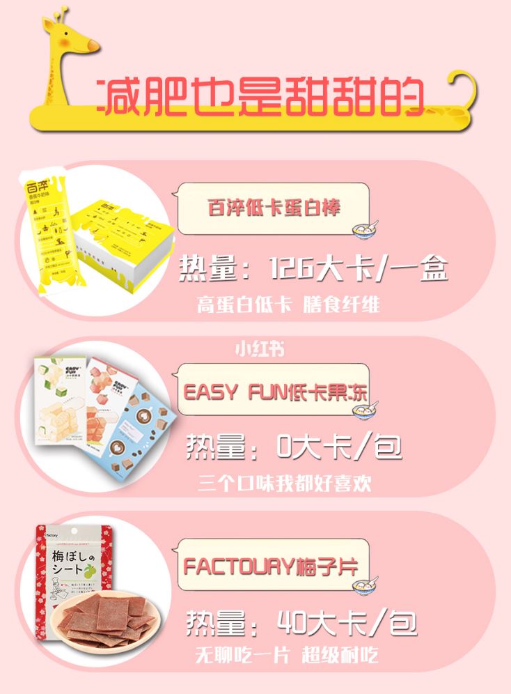  🍑「减肥零食推荐」好吃不胖的低卡小零食