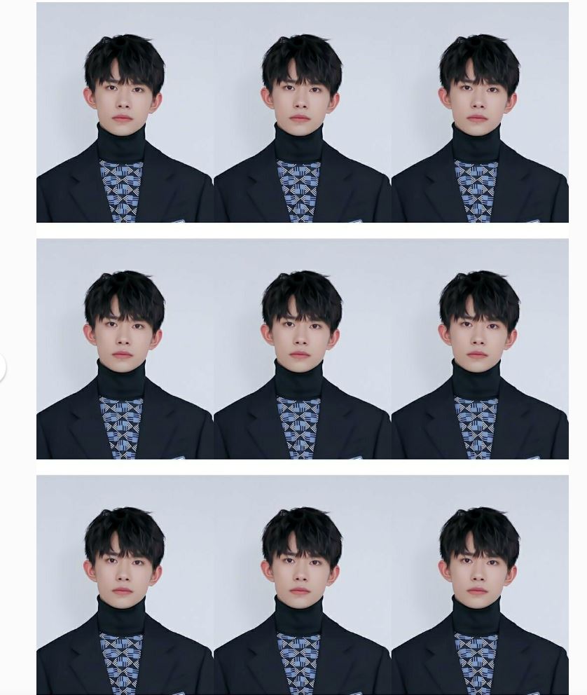  易烊千玺证件passport照❤️100%原图！帅爆🔥