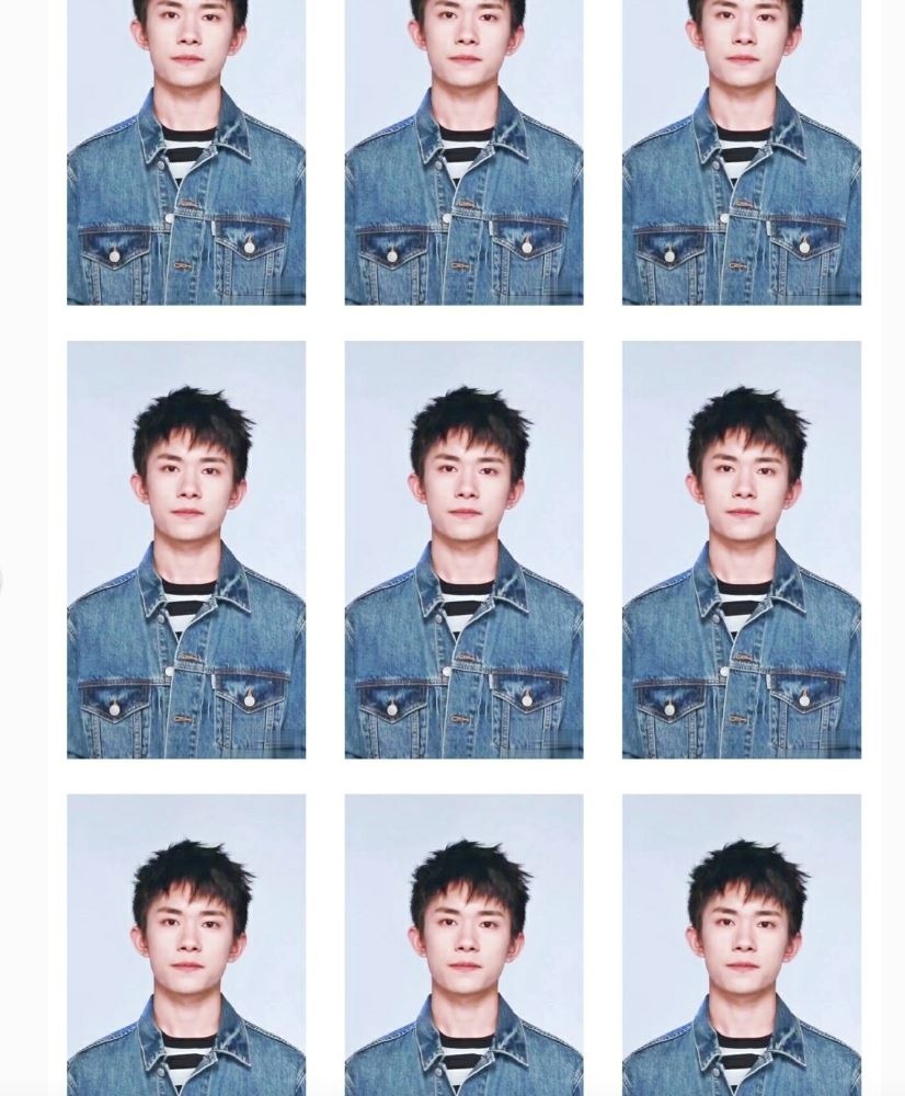  易烊千玺证件passport照❤️100%原图！帅爆🔥