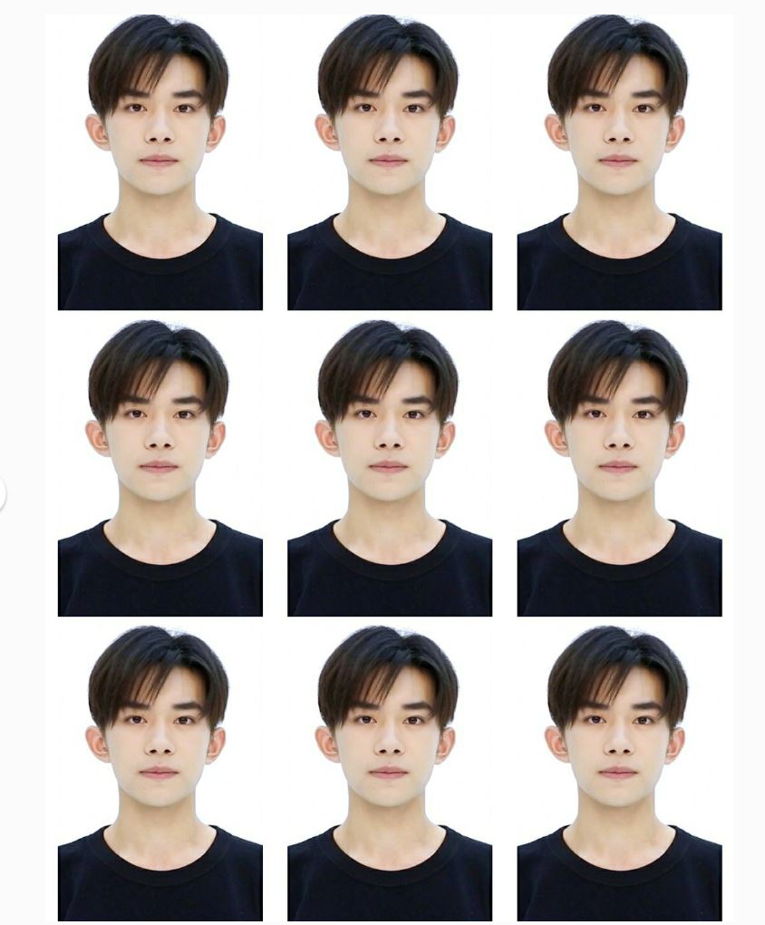  易烊千玺证件passport照❤️100%原图！帅爆🔥