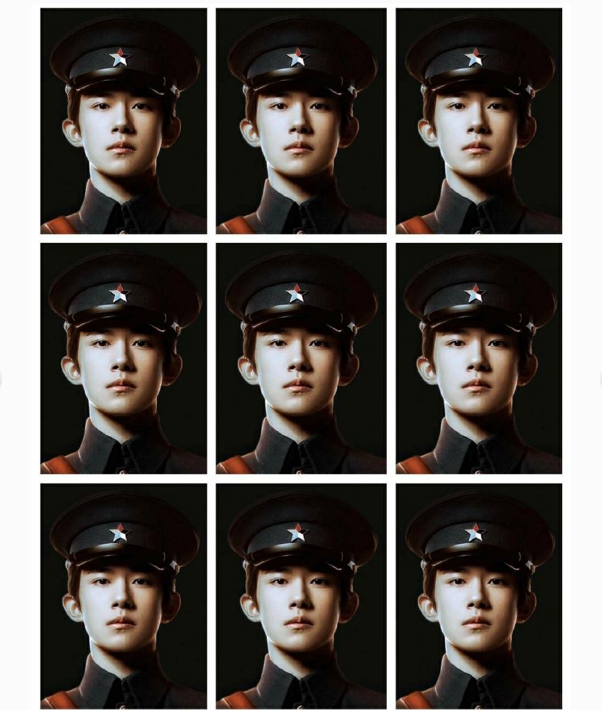  易烊千玺证件passport照❤️100%原图！帅爆🔥