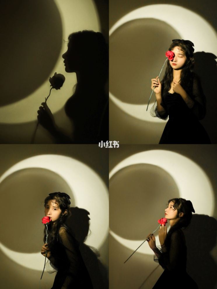 在家用「纸杯」也可以拍ootd！❤️升级版月牙剪影 🌛