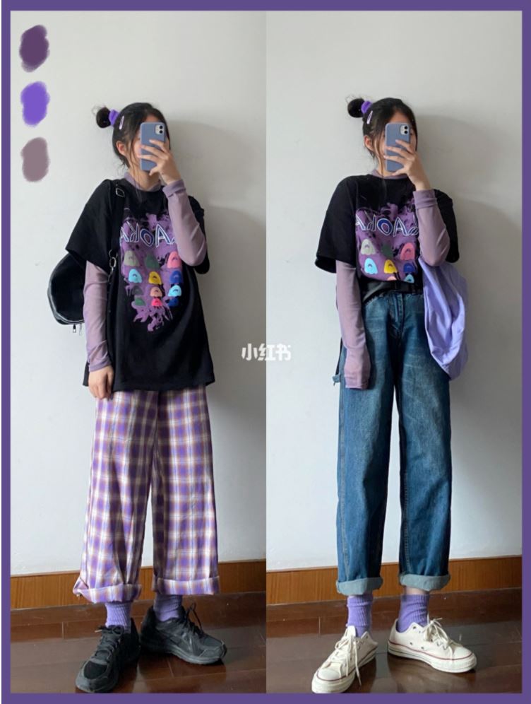 【大学开学穿搭】这么穿舒服又好看❤️无需懊恼穿什么～