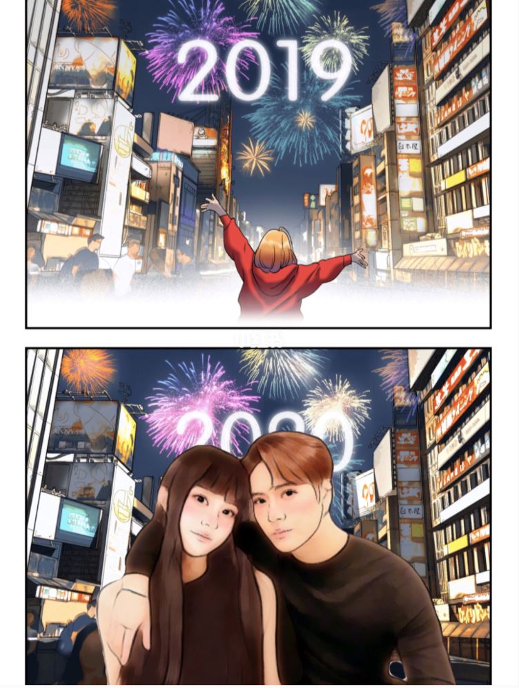 王嘉尔也可以变成你老公！修图合照教程❤️