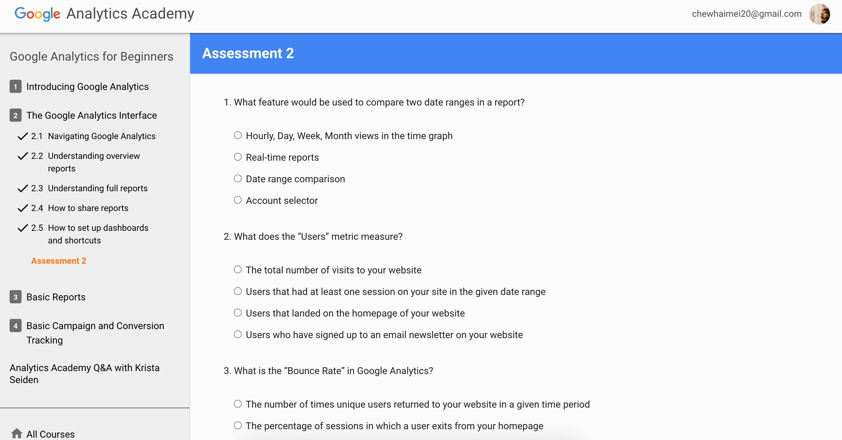 教你拿免费google analytics证书！找工作很有用！