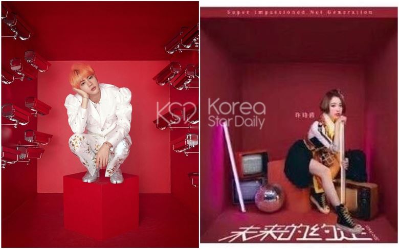 中国女团sing宣传照抄袭bts概念照?相似度高 引发争议!|goxuan