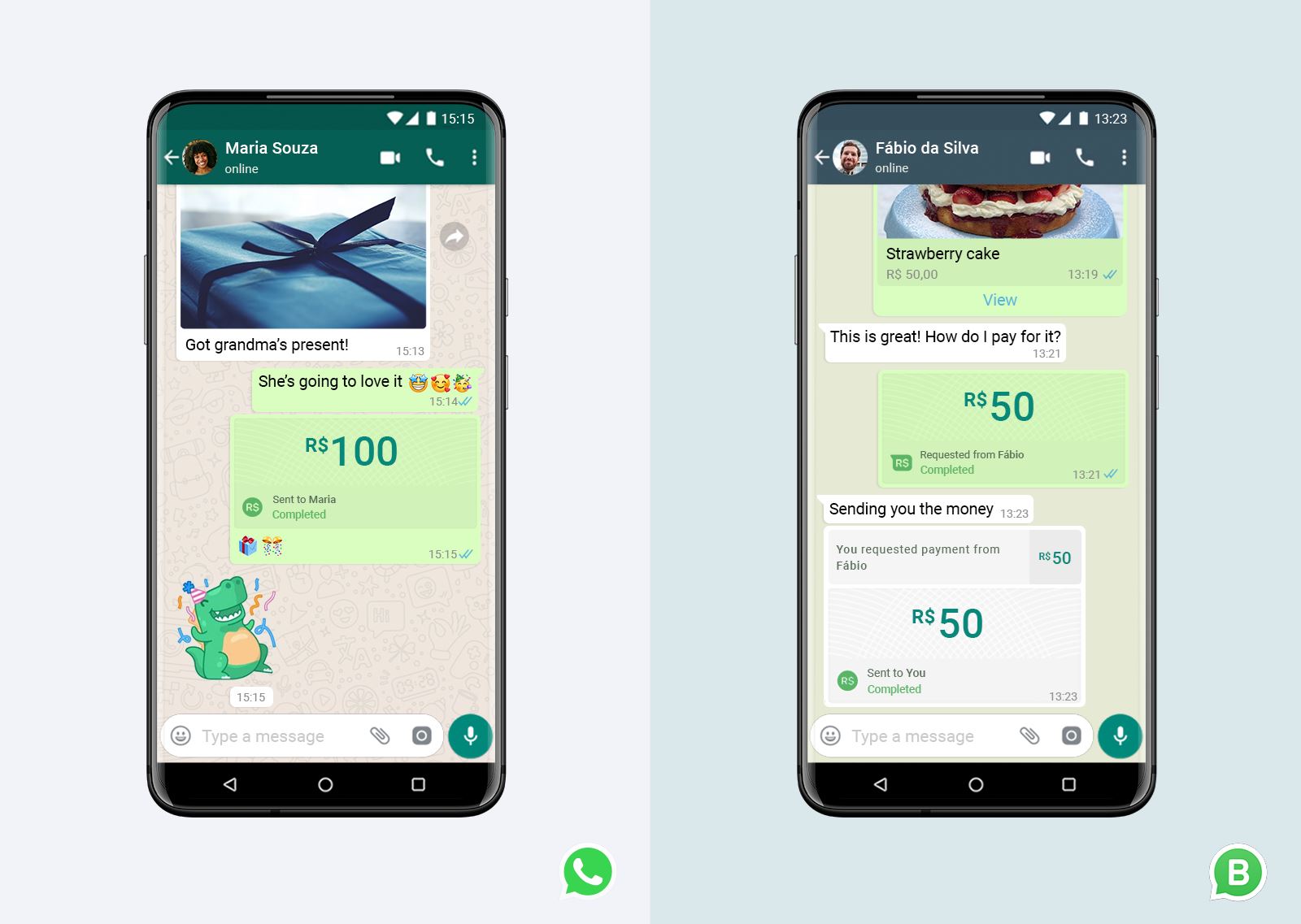 whatsapp 新功能:可直接进行支付和转账!
