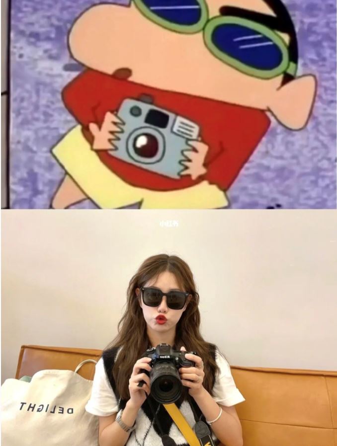 跟着《蜡笔小新》学拍照📷 拍照姿势超好看！