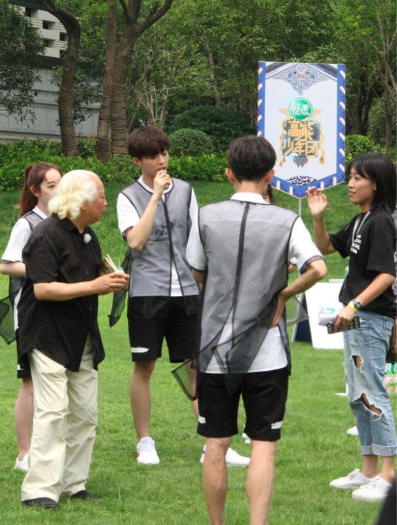 陈立农与张大大组“最萌身高差” 录制新一期《高能少年团》｜goxuan