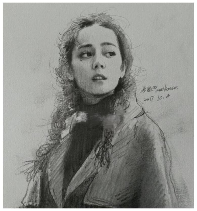 男生花一年时间画迪丽热巴 画手竟然是...!｜goxuan