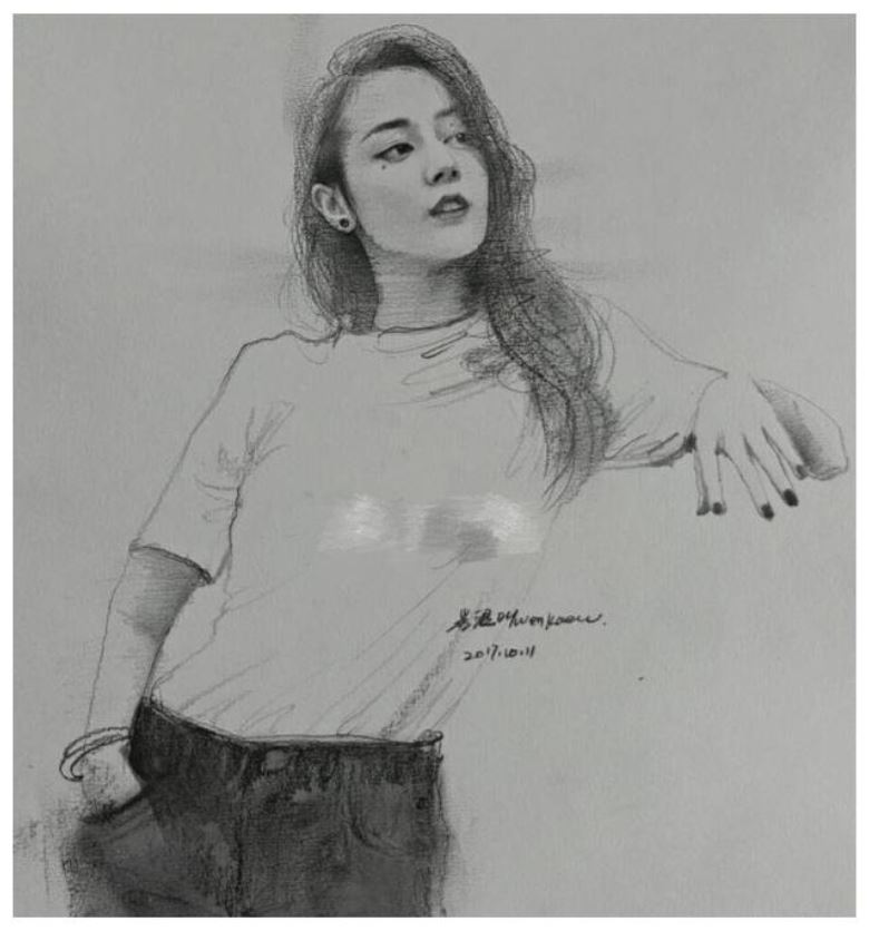 男生花一年时间画迪丽热巴 画手竟然是...!｜goxuan