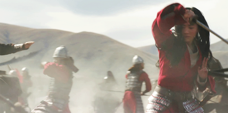 《花木兰》终极预告 出炉❤️ 刘亦菲骑马舞剑又美又飒～