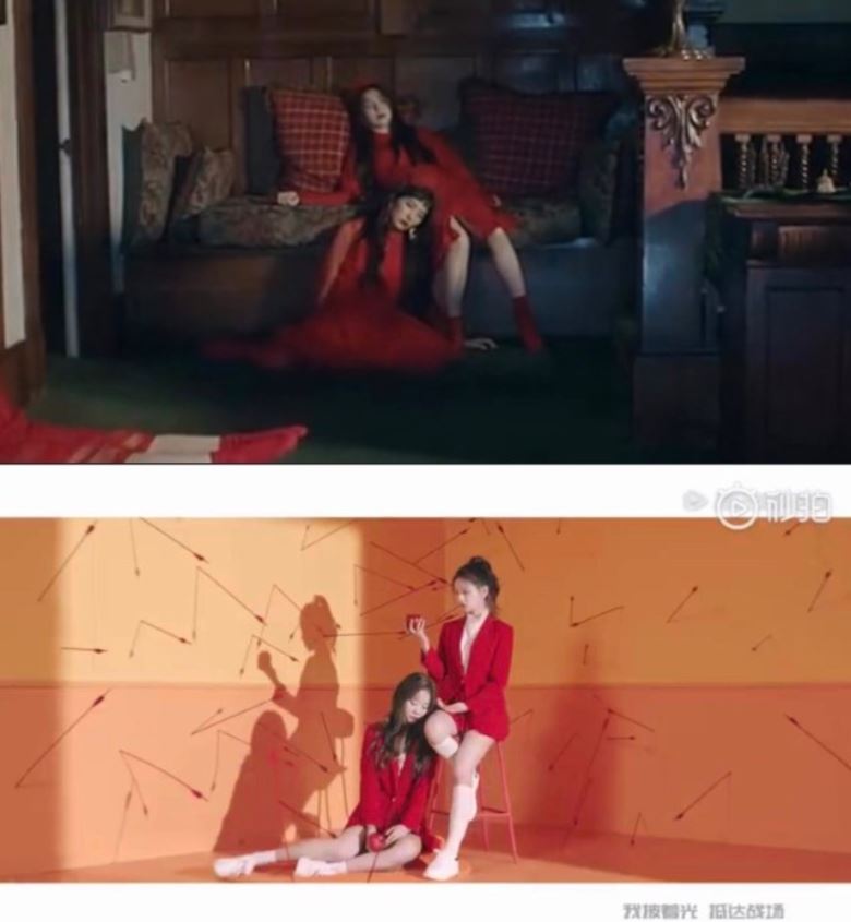 火箭少女101宣传照抄袭韩团f(x)！新歌mv更抄袭redvelvet？｜goxuan