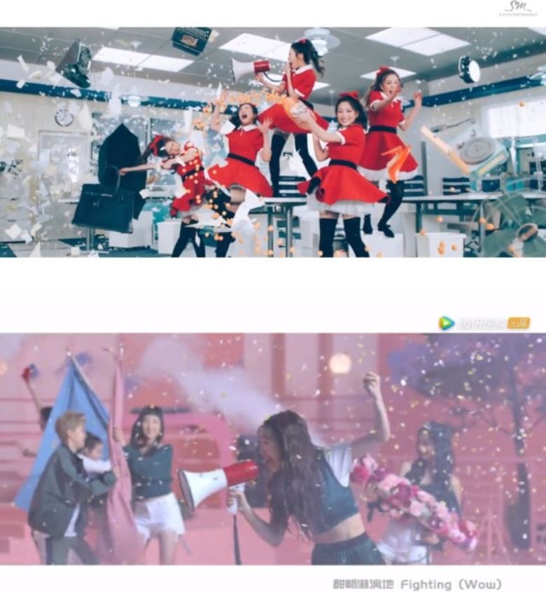 火箭少女101宣传照抄袭韩团f(x)！新歌mv更抄袭redvelvet？｜goxuan