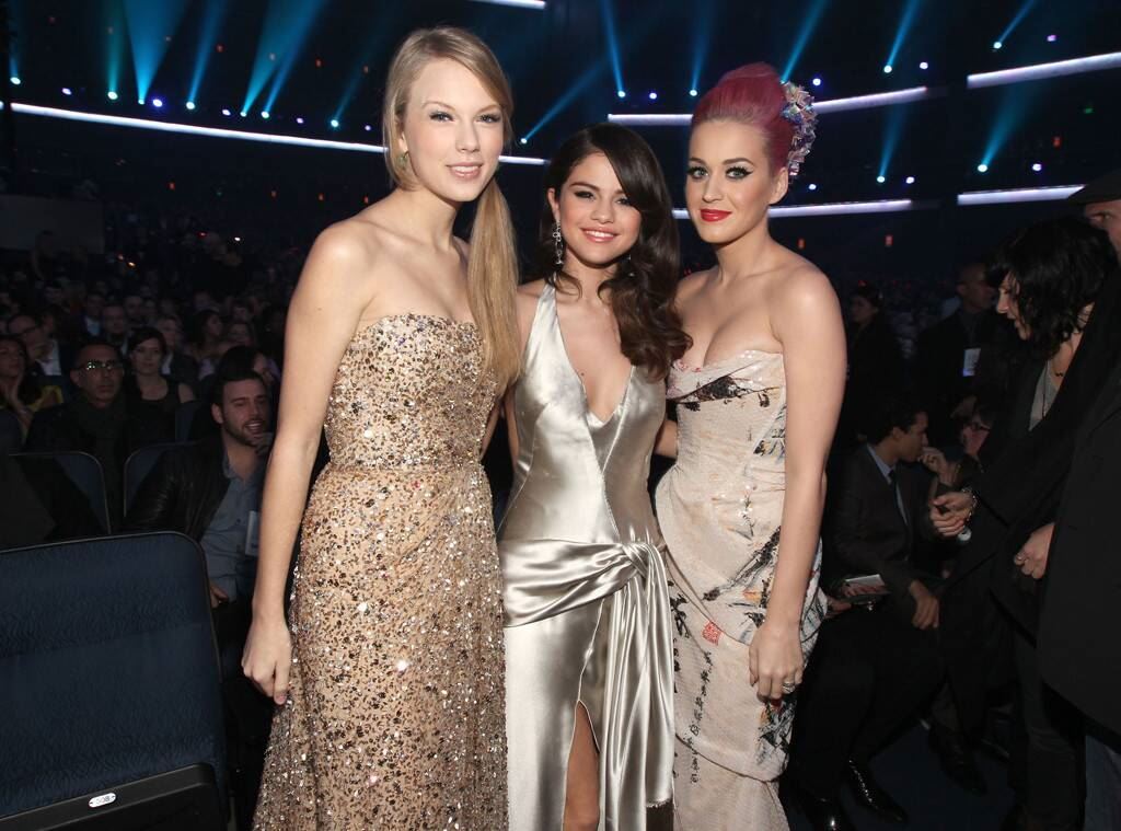 rumour has it that taylor swift is collaborating with selena gomez and katy perry!
