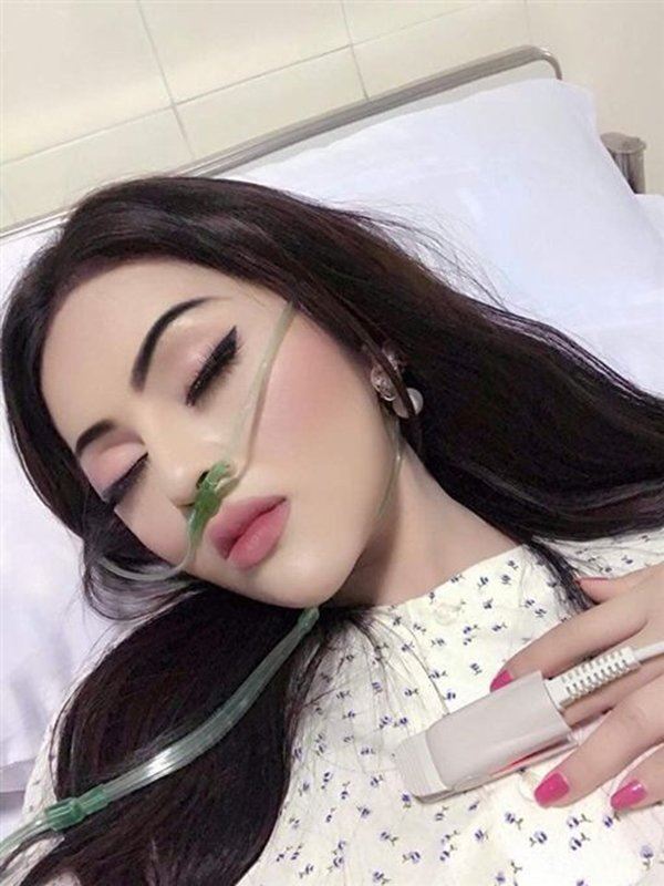 girl goes viral for putting heavy makeup on before bf visits her at the hospital