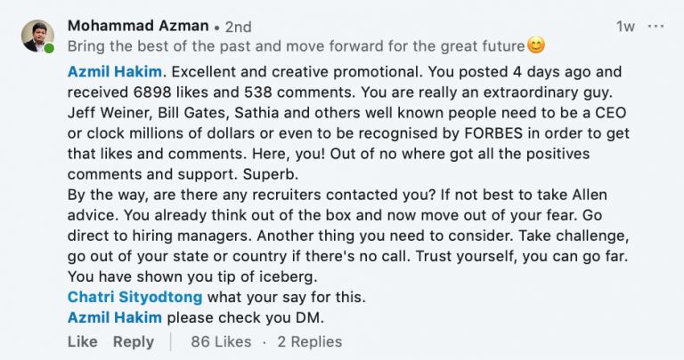 utm graduate went viral worldwide after he posted this on linkedin!