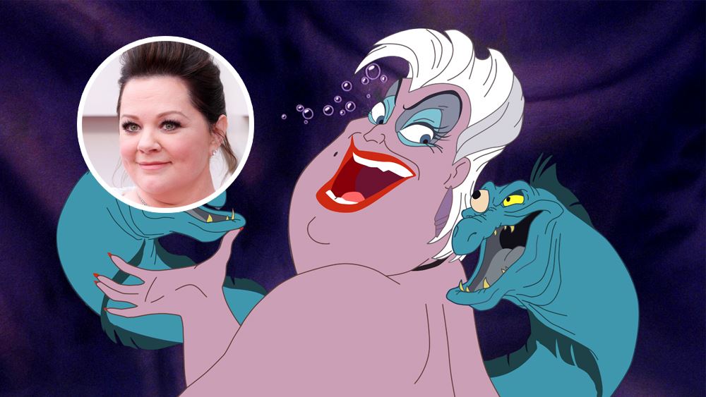 melissa mccarthy to play ursula in live-action the little mermaid movie
