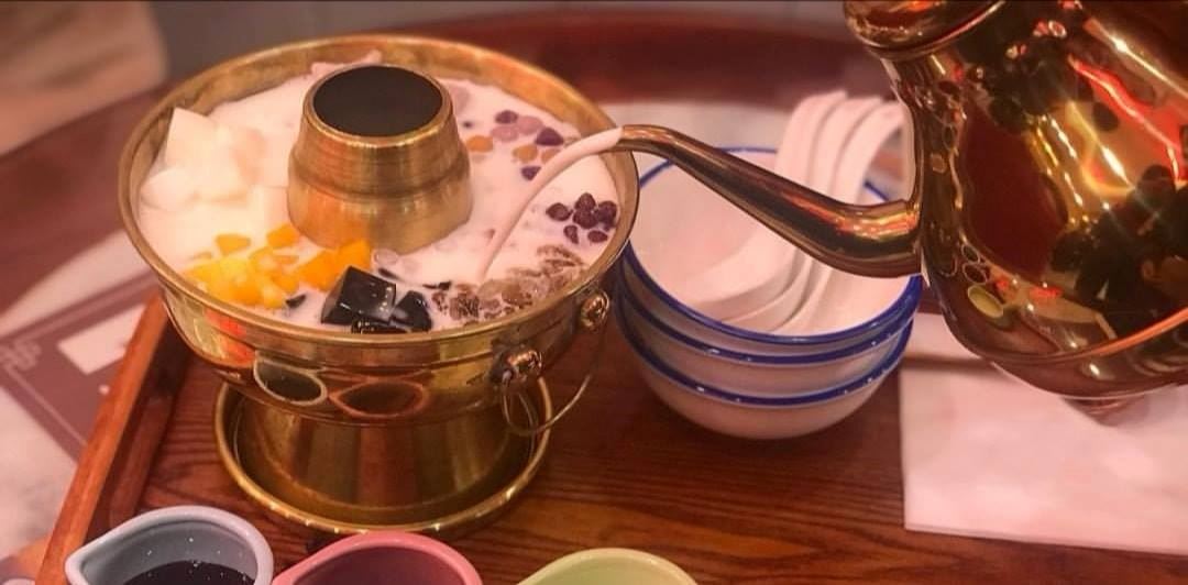 bubble milk tea hotpot is now a thing in malaysia for all boba lovers!