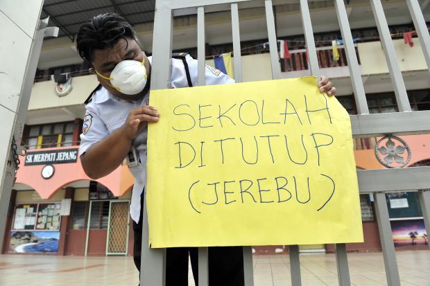 schools have been allowed to close or restrict outdoor activities because of the haze 