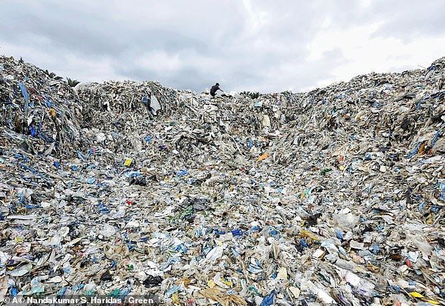 shocking 6-meter-tall plastic waste from uk supermarkets discovered in ipoh