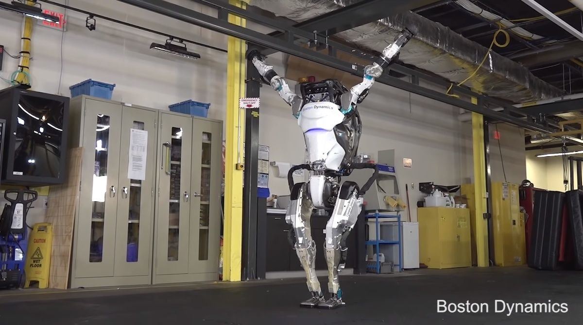 first it backflipped, now this robot can do gymnastics and parkour