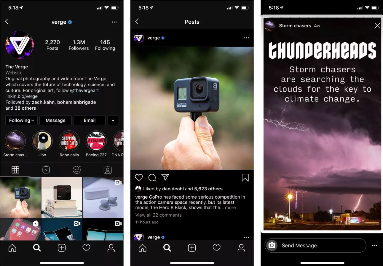 instagram’s dark mode has been activated and it soothes our souls