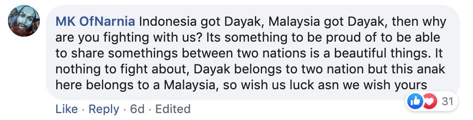 indonesia says msia claim their national costume