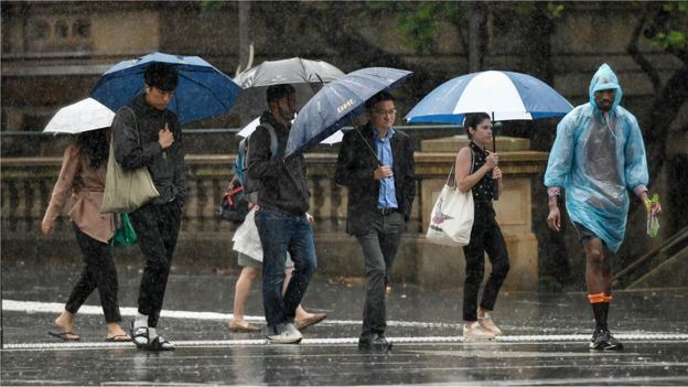 towns in australia hit by thunderstorm and dust storm  