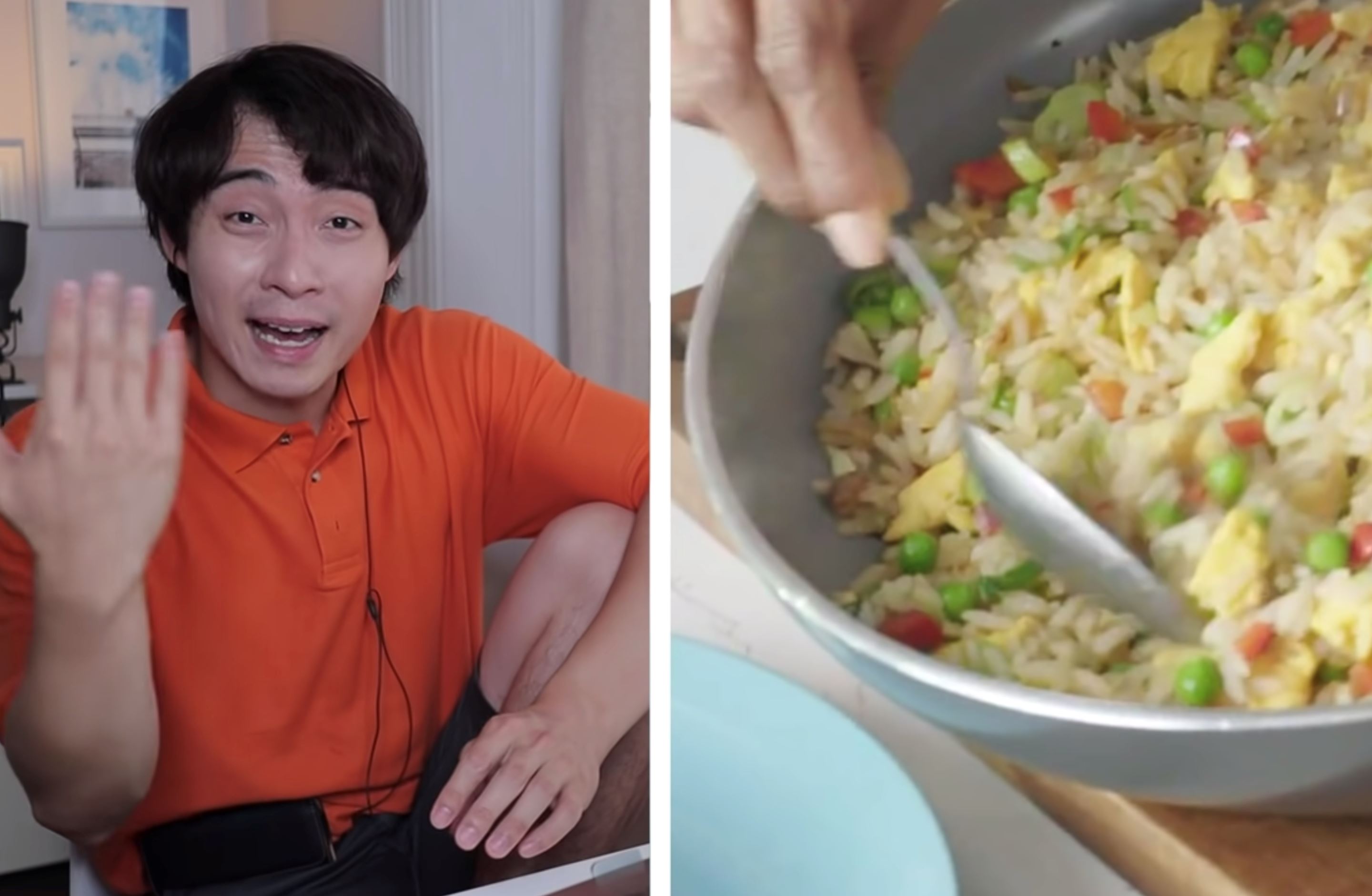 asians angry after cooking show host cooks unwashed rice and then rinses it with tap water