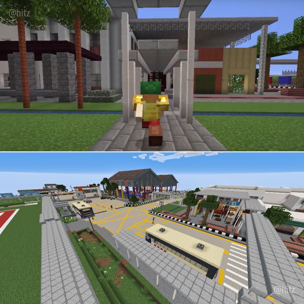 taruc students create campus replica in minecraft amid covid-19