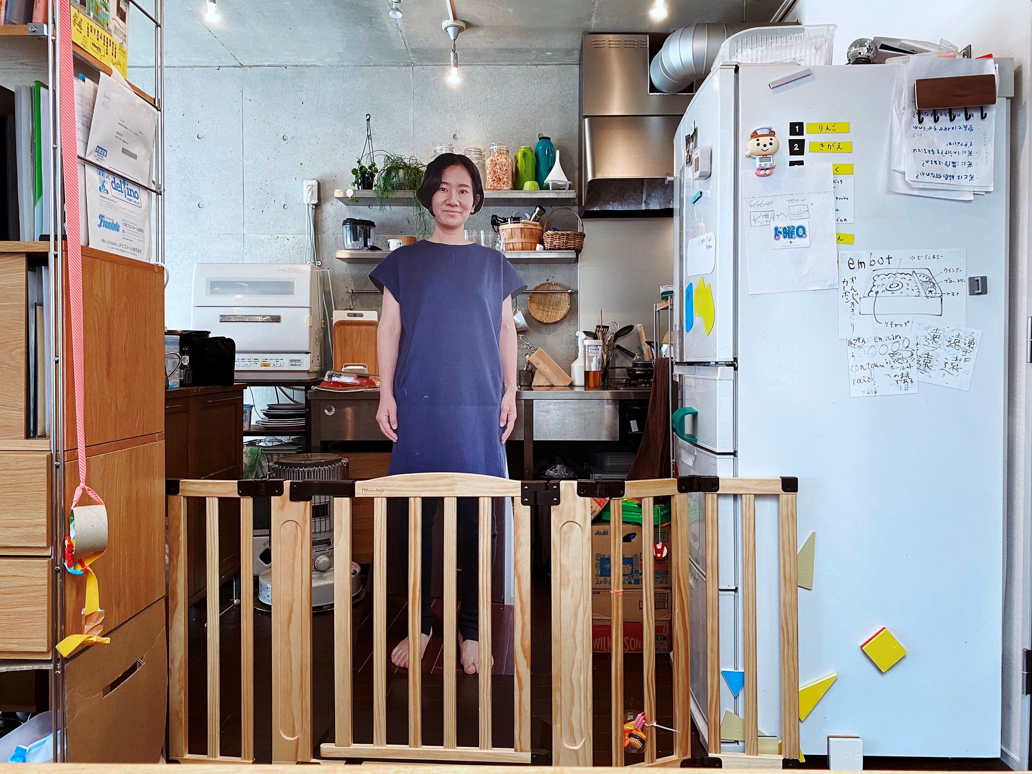 mom makes life-size cutout for son who cries when she