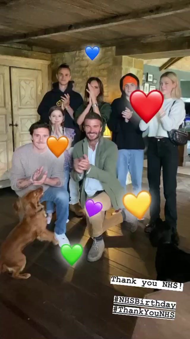 david and victoria beckham test covid-19 positive after party