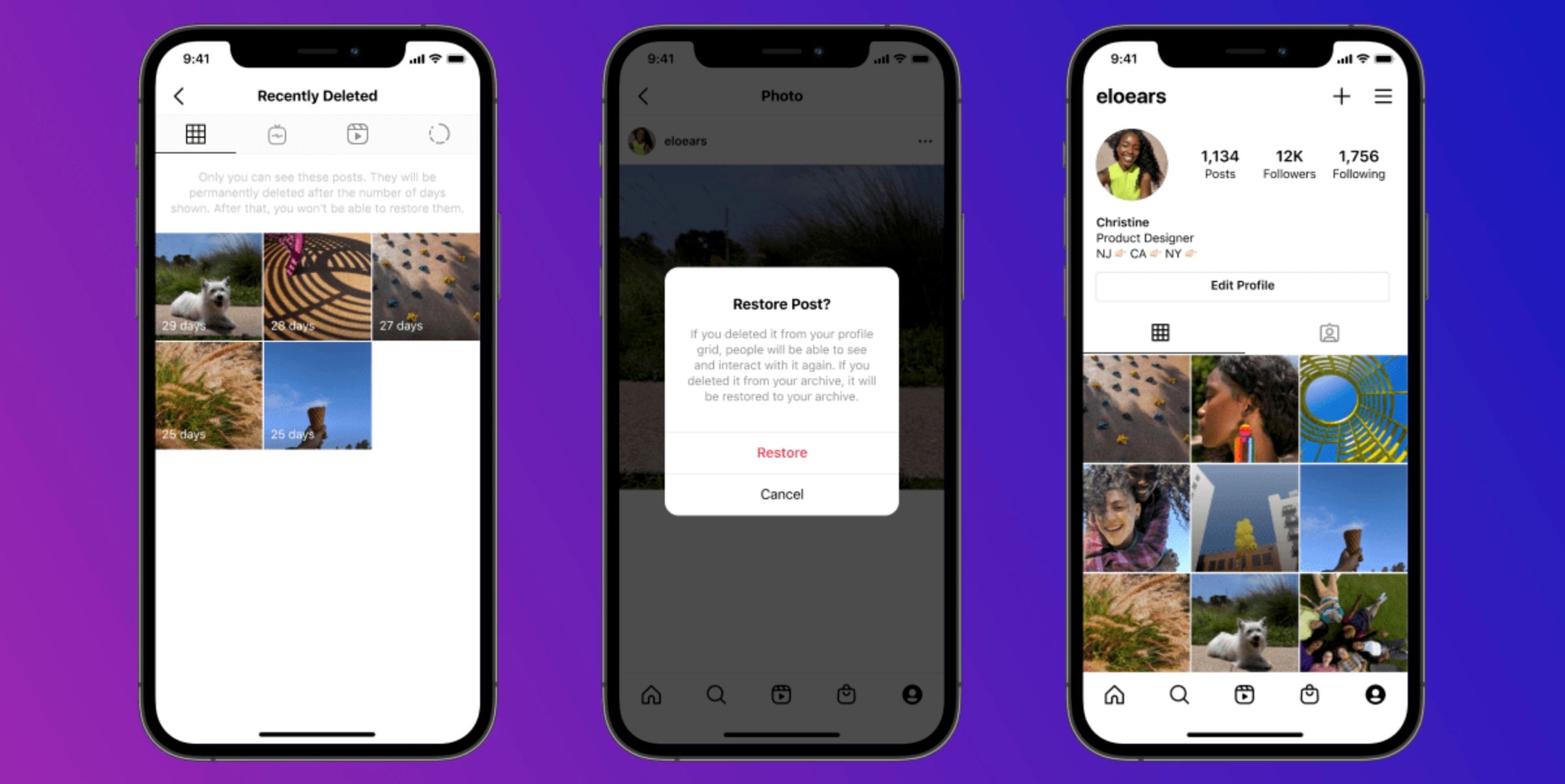  you can now recover your deleted posts on instagram with their new feature