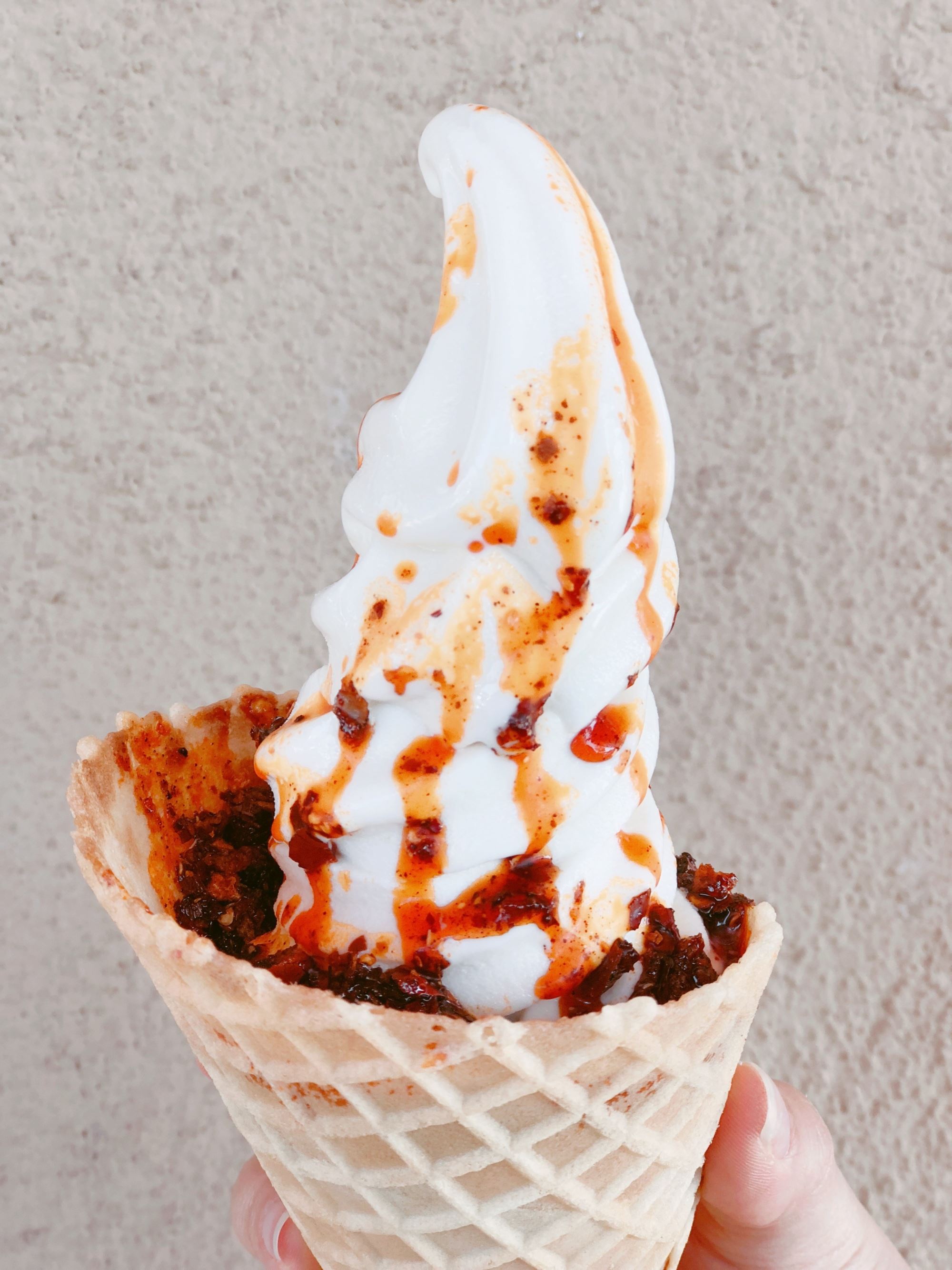 spicy chili oil ice cream sundaes exists and we’re very confused