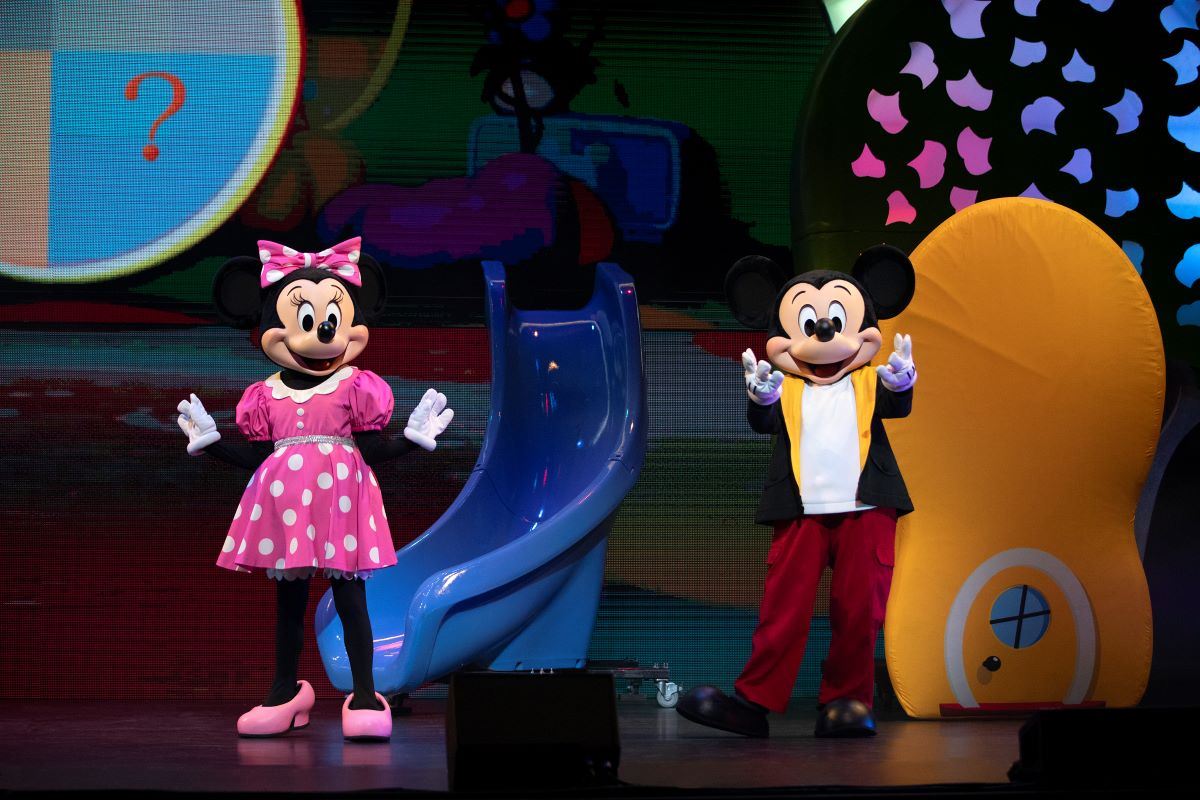 Minnie Mouse and Mickey Mouse
