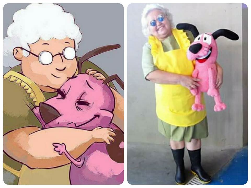 this aunty proves that you can never be too old to cosplay