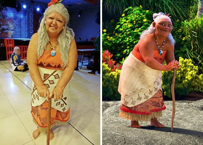this aunty proves that you can never be too old to cosplay