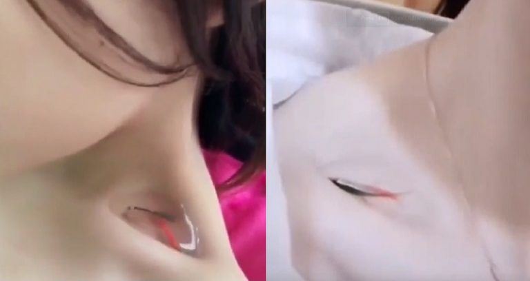 girls are putting live fish in their collarbone again because the weird “fish in collarbone” challenge is back