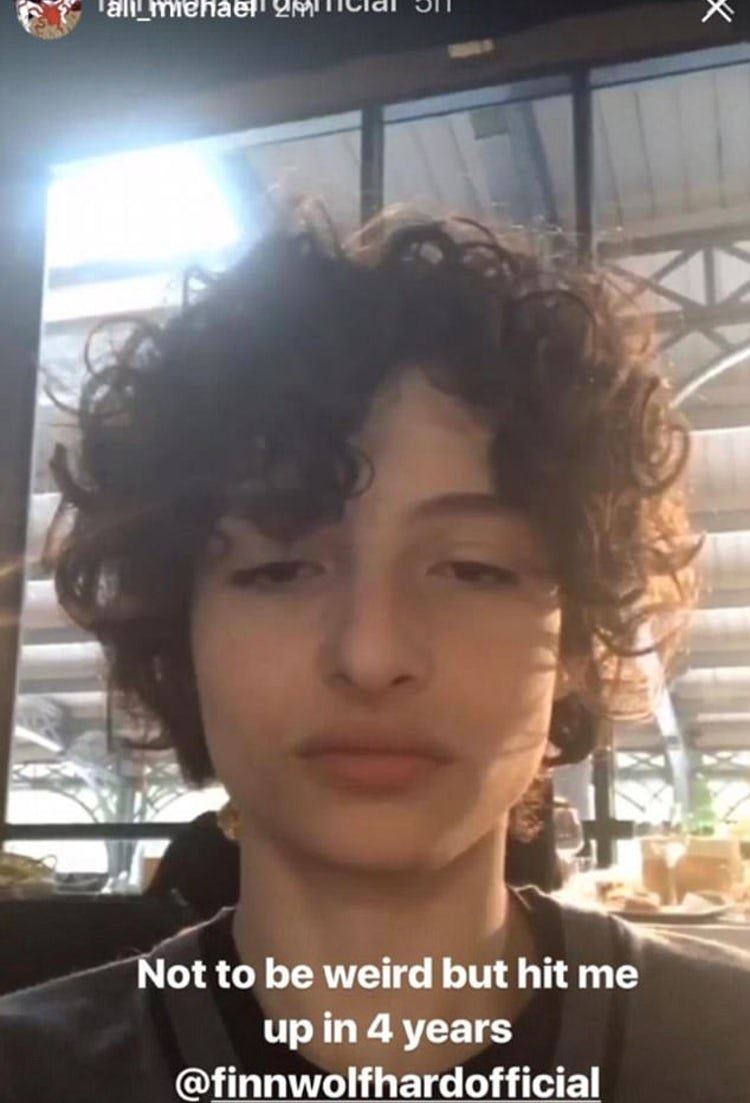 model ali michael faces blacklash for flirting with finn wolfhard