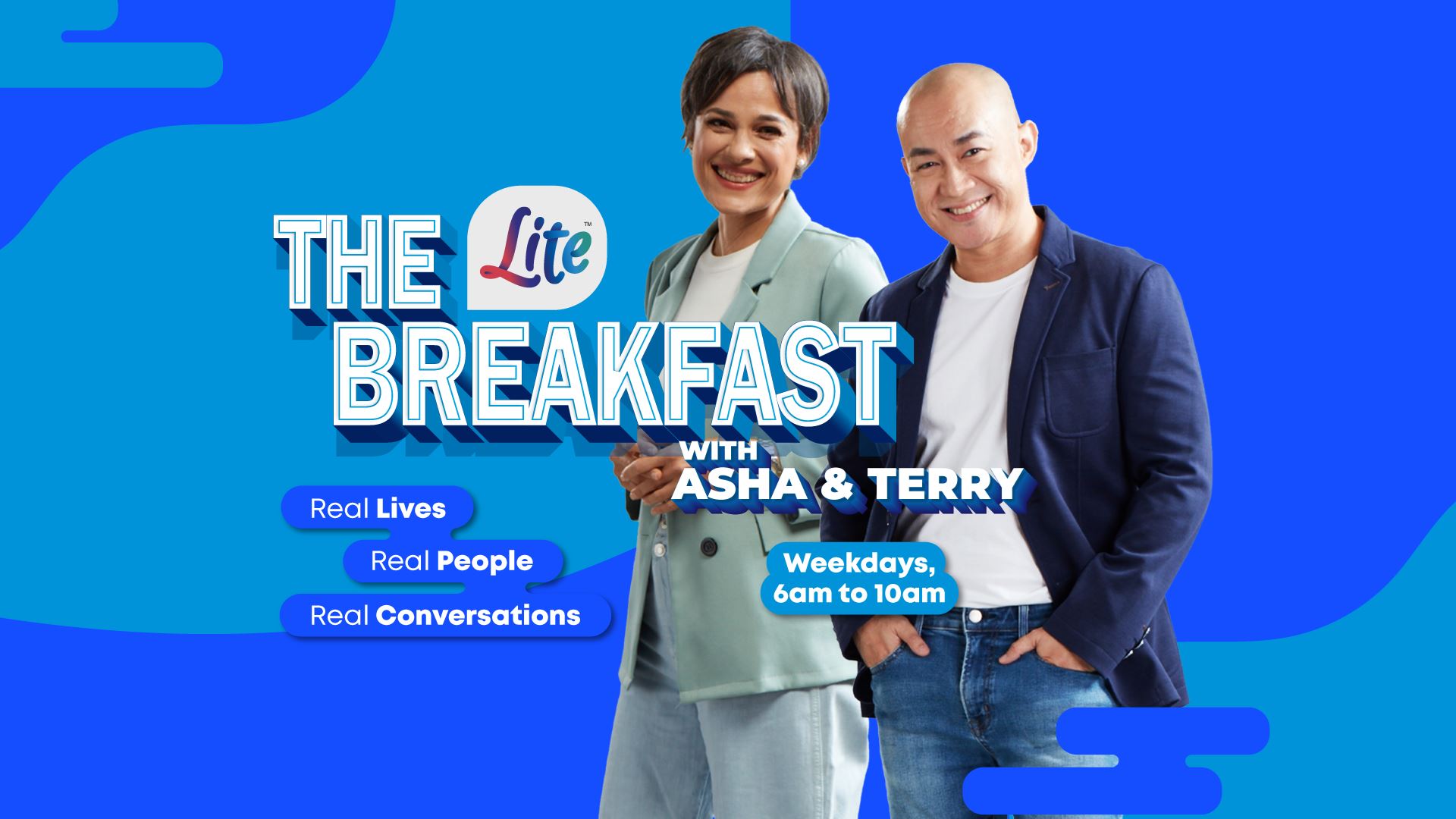 the lite breakfast with asha and terry