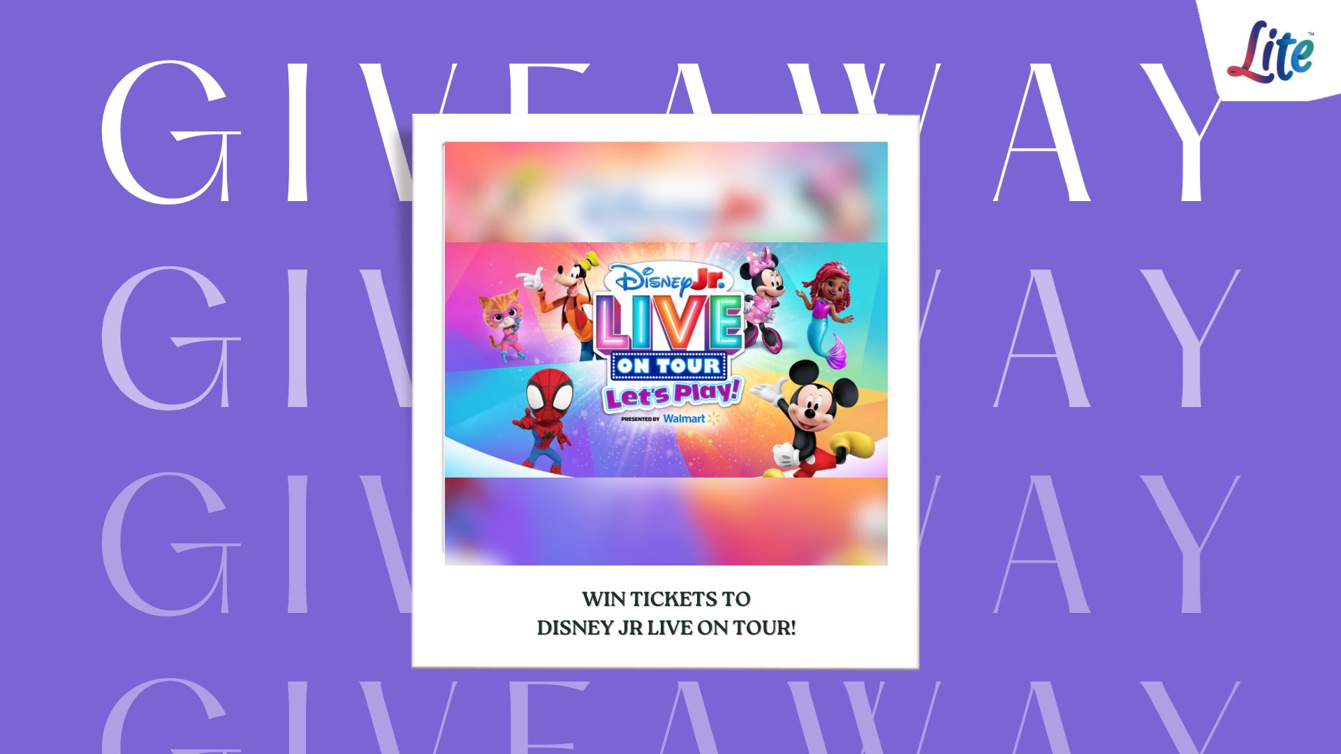 Win To Tickets to DISNEY JR LIVE ON TOUR