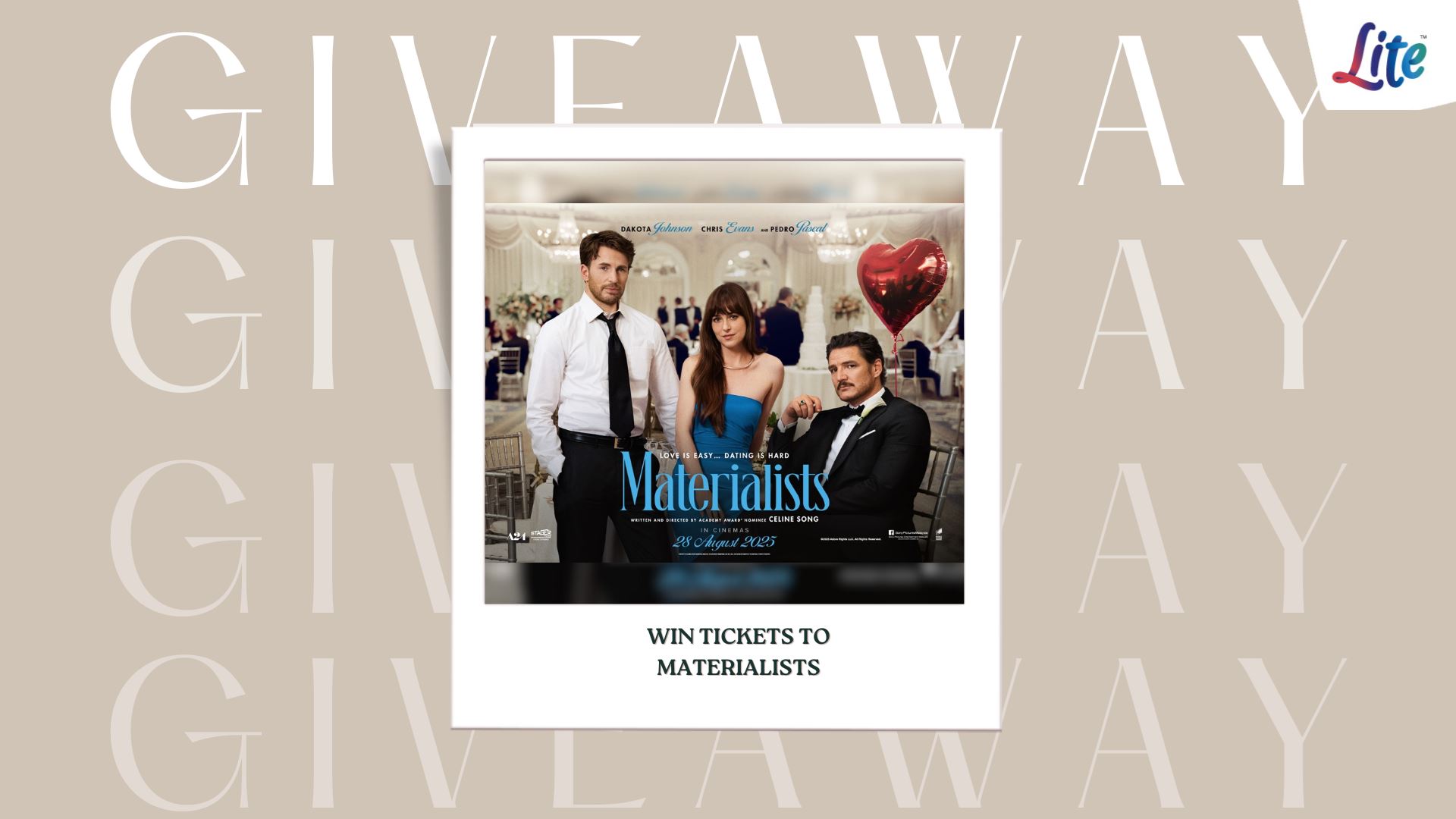 Win Tickets To MATERIALISTS!
