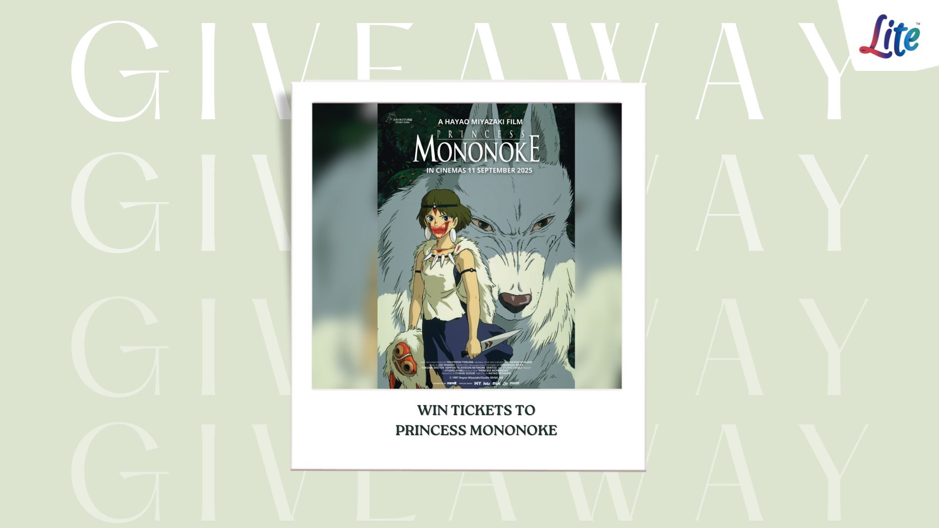 Win Tickets To PRINCESS MONONOKE!